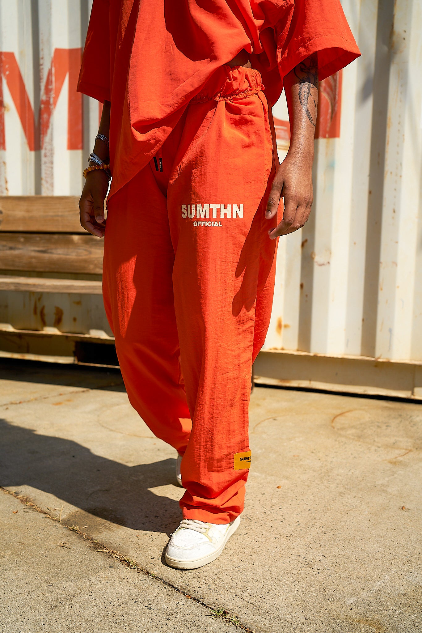 S.T.T Windbreaker Pants - Orange