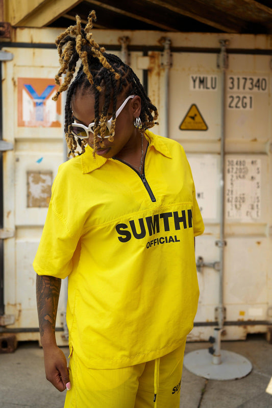 S.T.T Windbreaker Top - Yellow