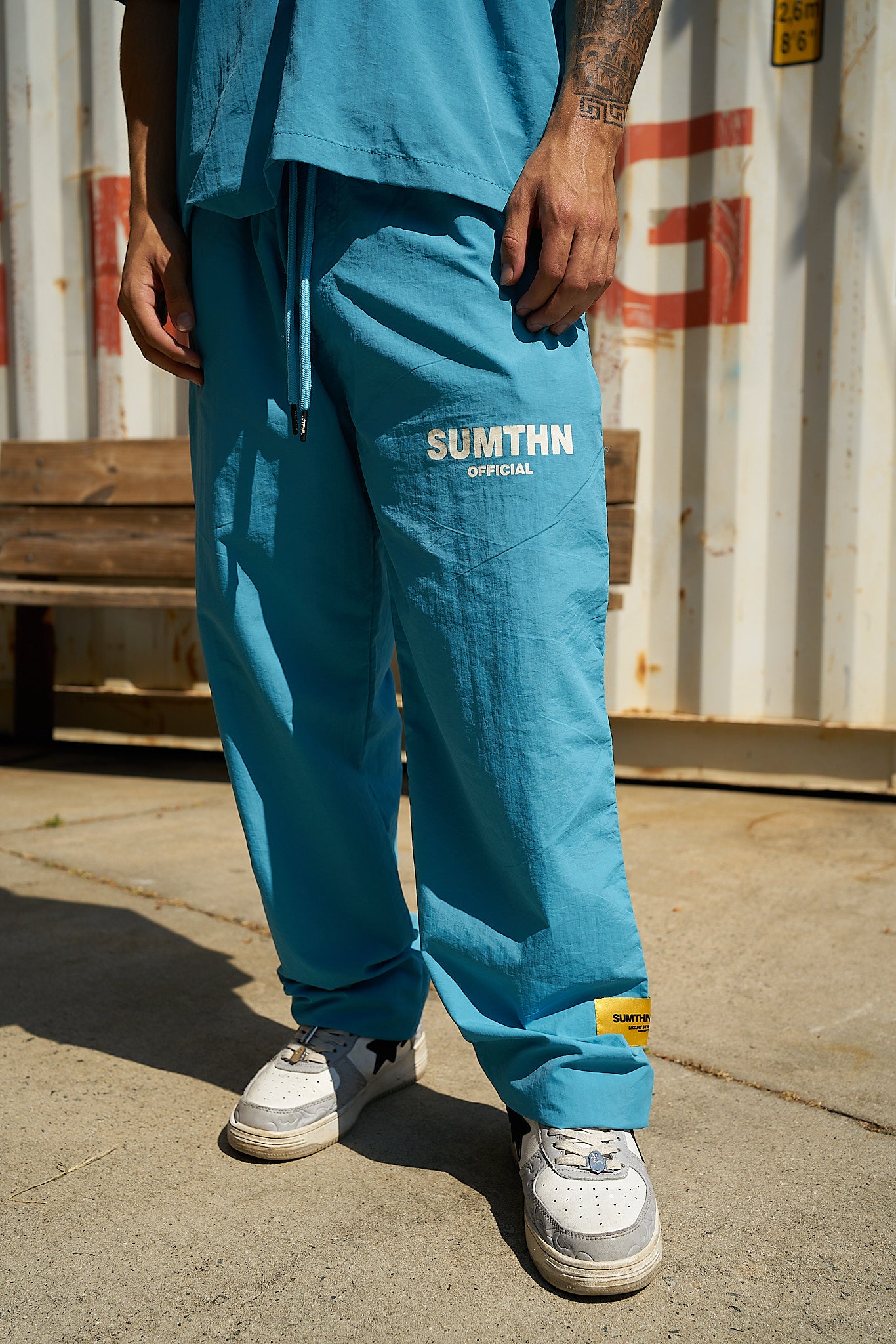 S.T.T Windbreaker Pants - Sky Blue