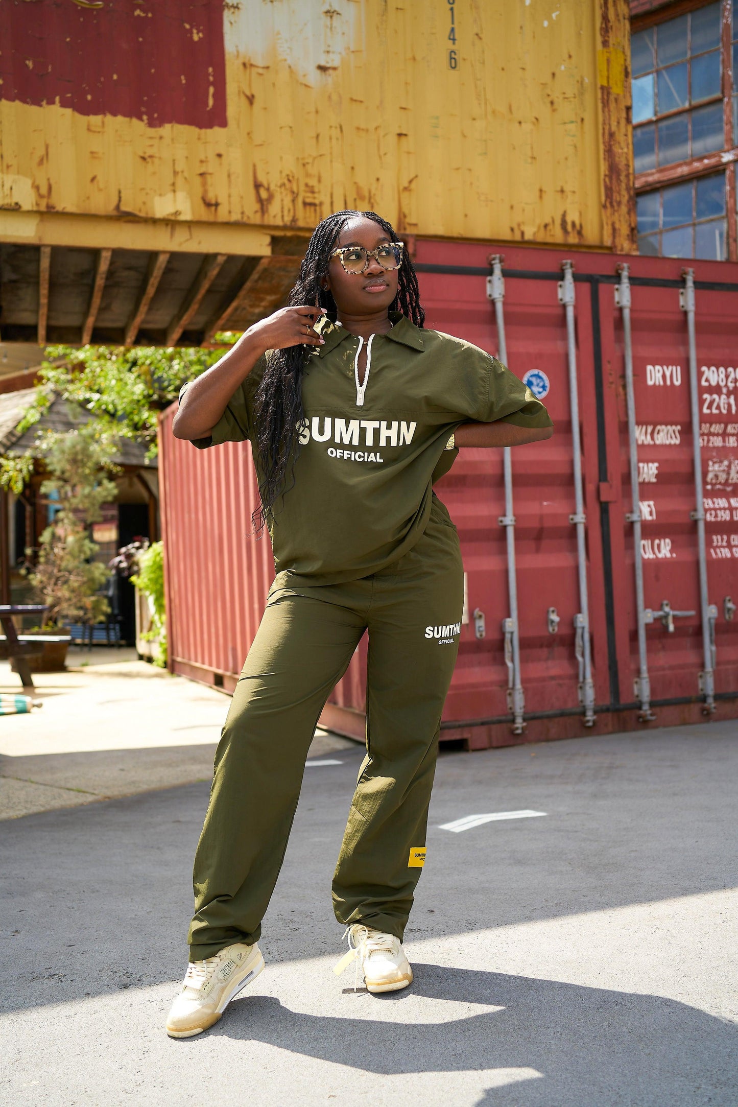 S.T.T Windbreaker Pants - Olive