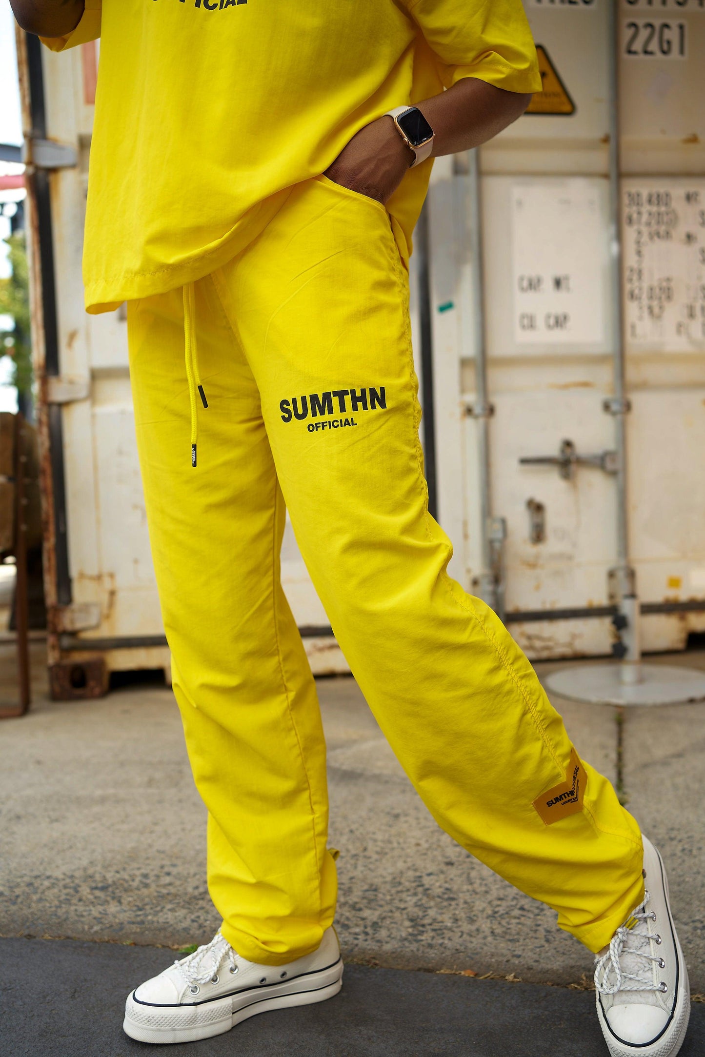 S.T.T Windbreaker Pants - Yellow