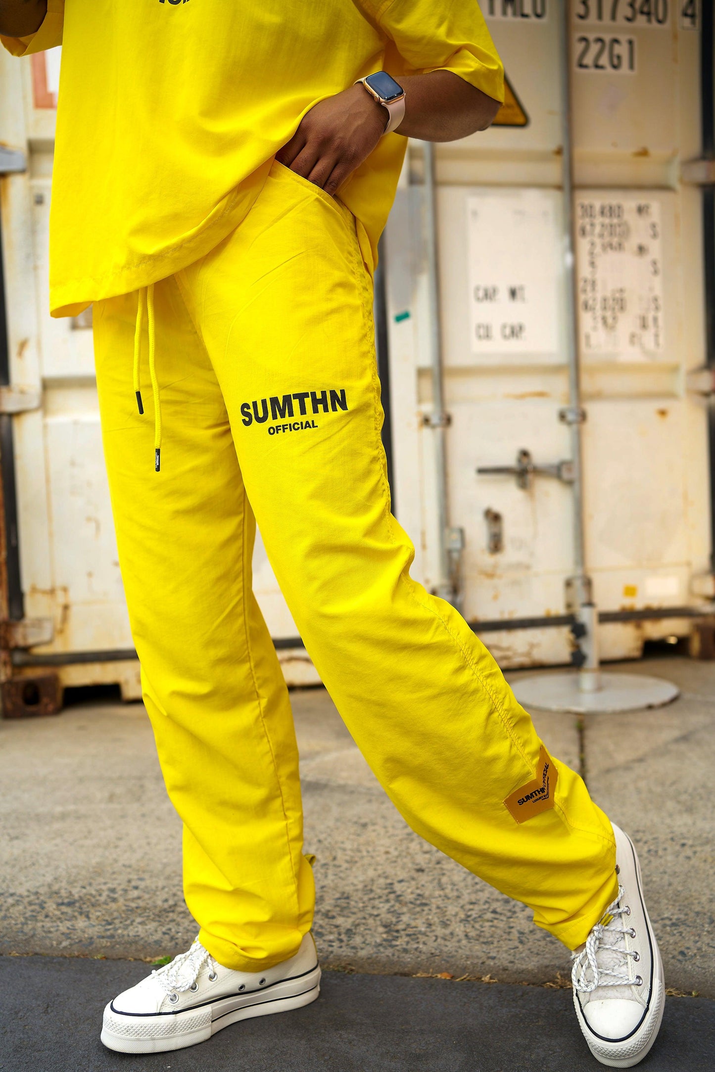 S.T.T Windbreaker Pants - Yellow