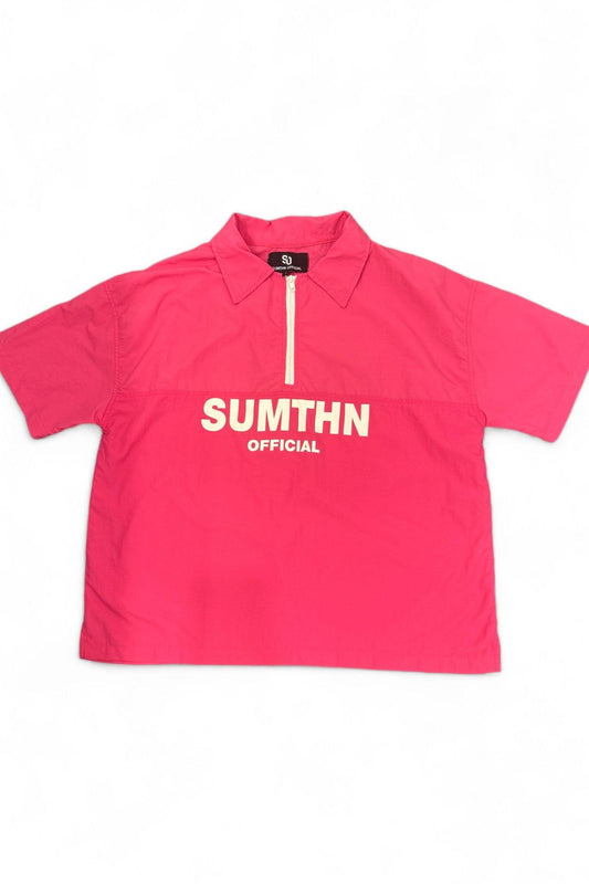 S.T.T Windbreaker Top - Pink